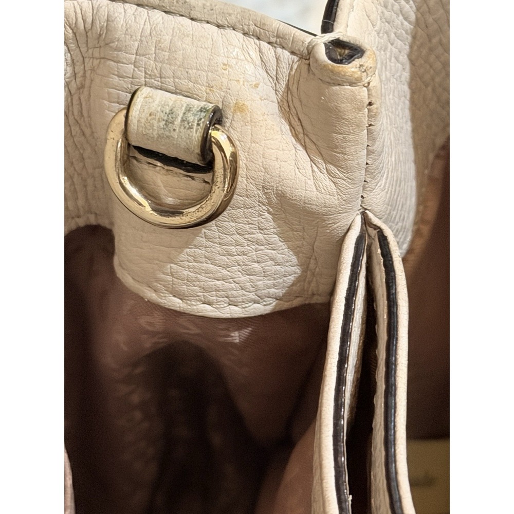 Kate Spade Briar Lane Meena Purse Pink Beige Leather Removable Shoulder Strap - Picture 13 of 14